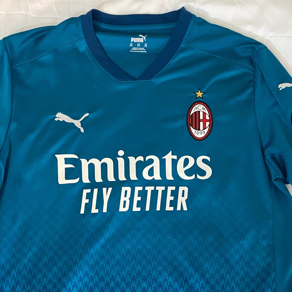 Puma Ac Milan Teal Jersey
